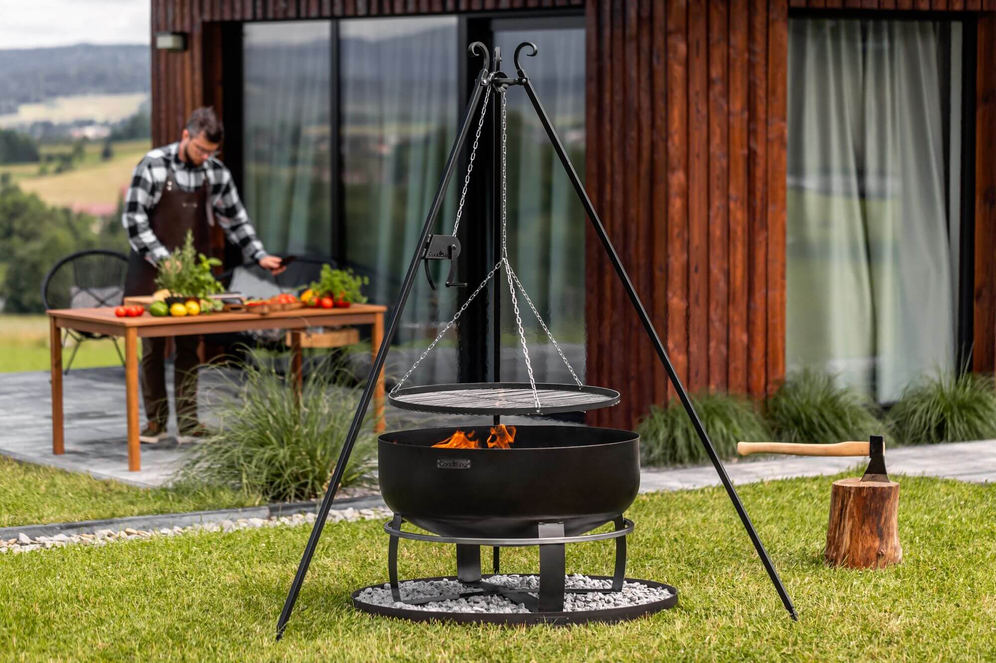 Accessoires de cuisson pour brasero — plancha et grille