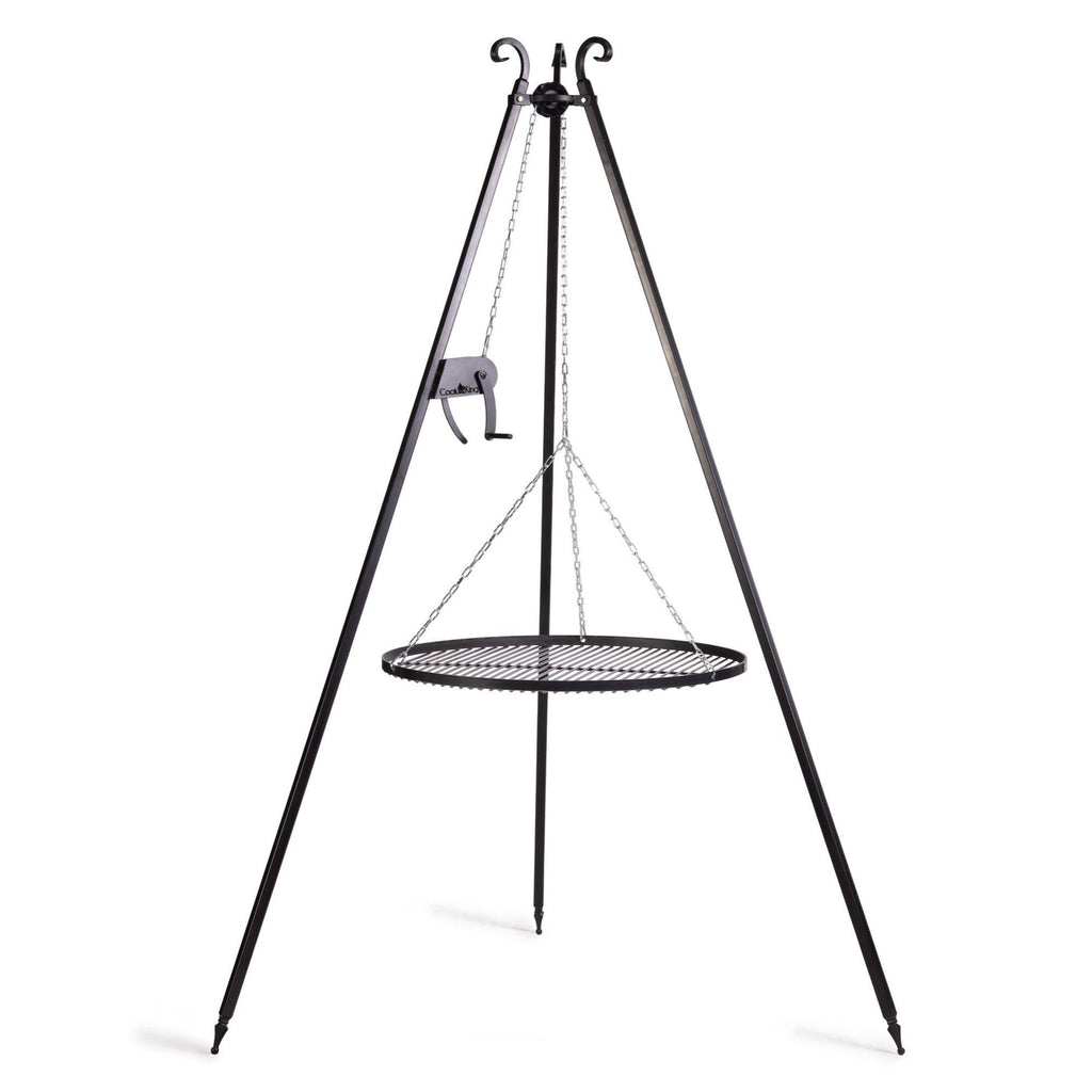 Trépied 180 cm avec treuil + grille 70 cm